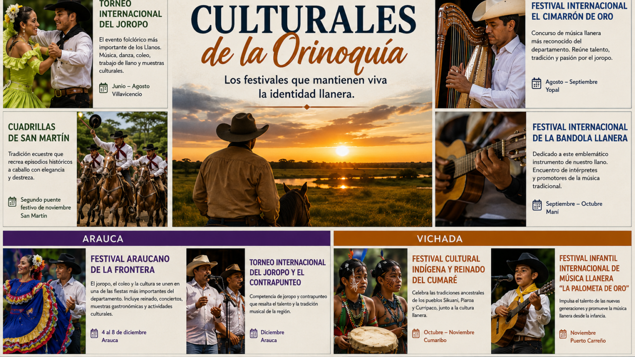 La Orinoquía y sus fiestas más reconocidas