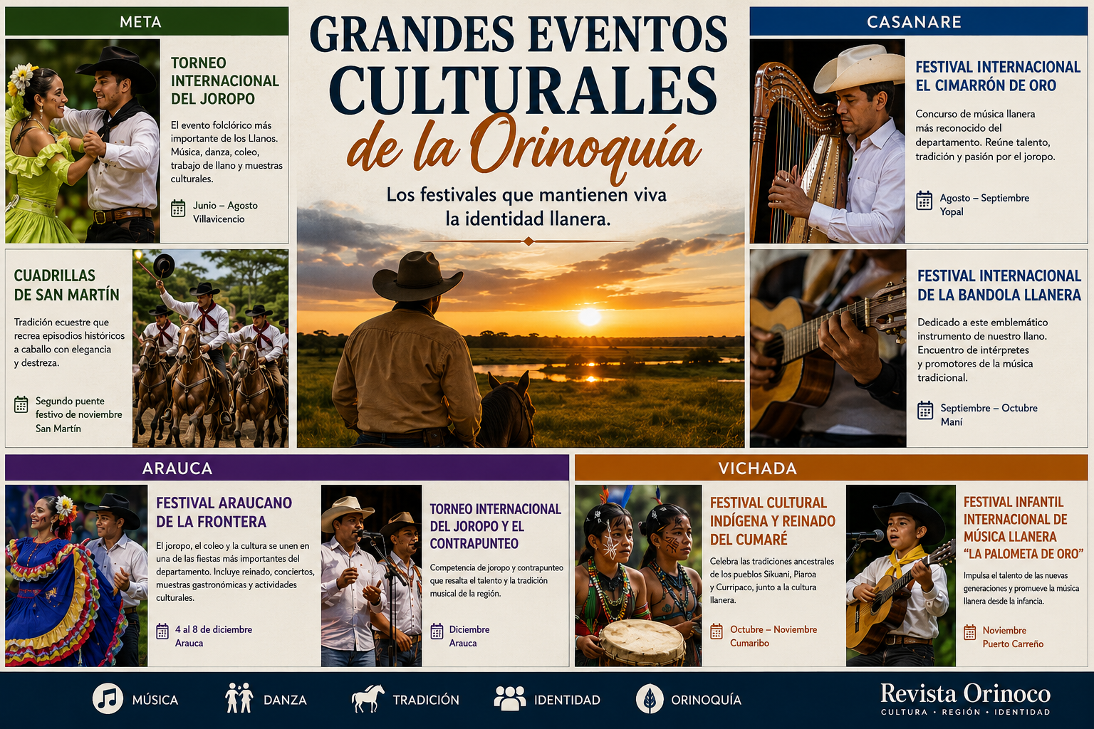 Los festivales que mantienen viva la identidad llanera.